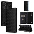 For ZTE nubia RedMagic 10 Pro / 10 Pro+ Cubic Grid Texture Flip Leather Phone Case(Black) - 1