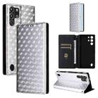 For ZTE nubia RedMagic 10 Pro / 10 Pro+ Cubic Grid Texture Flip Leather Phone Case(Silver) - 1