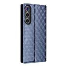 For ZTE nubia RedMagic 10 Air Cubic Grid Texture Flip Leather Phone Case(Blue) - 3