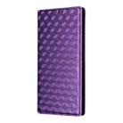 For ZTE nubia RedMagic 10 Air Cubic Grid Texture Flip Leather Phone Case(Purple) - 2