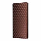 For ZTE nubia RedMagic 10 Air Cubic Grid Texture Flip Leather Phone Case(Brown) - 2