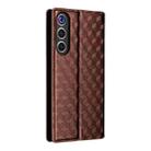 For ZTE nubia RedMagic 10 Air Cubic Grid Texture Flip Leather Phone Case(Brown) - 3