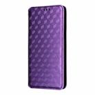 For ZTE Blade A76 5G Cubic Grid Texture Flip Leather Phone Case(Purple) - 2