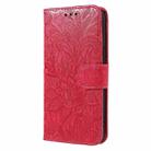For Nothing Phone 3a Lace Flower Embossing Flip Leather Phone Case(Red) - 3