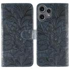For Nothing CMF Phone 2 Pro Lace Flower Embossing Flip Leather Phone Case(Dark Blue) - 1