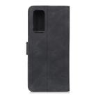 For Vivo Y20 KHAZNEH Retro Texture PU + TPU Horizontal Flip Leather Case with Holder & Card Slots & Wallet(Black) - 3