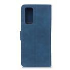 For Vivo Y20 KHAZNEH Retro Texture PU + TPU Horizontal Flip Leather Case with Holder & Card Slots & Wallet(Blue) - 3