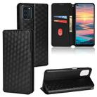 For Oukitel K9 Pro Cubic Grid Texture Flip Leather Phone Case(Black) - 1