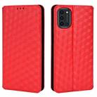 For Oukitel K9 Pro Cubic Grid Texture Flip Leather Phone Case(Red) - 2