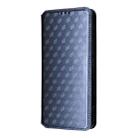 For Oukitel C59 / C59 Pro Cubic Grid Texture Flip Leather Phone Case(Blue) - 2