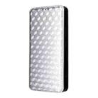 For Oukitel C59 / C59 Pro Cubic Grid Texture Flip Leather Phone Case(Silver) - 2