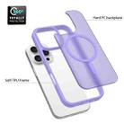 For iPhone 16 Pro Skin Feel TPU Hybrid PC MagSafe Phone Case(Purple) - 3