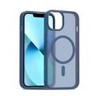 For iPhone 13 / 14 Skin Feel TPU Hybrid PC MagSafe Phone Case(Blue) - 1
