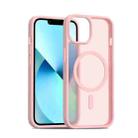 For iPhone 13 / 14 Skin Feel TPU Hybrid PC MagSafe Phone Case(Pink) - 1