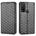For TCL 20 R 5G / 20 AX 5G / Bremen 5G Cubic Grid Texture Flip Leather Phone Case(Black) - 2