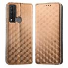 For TCL 20 XE Cubic Grid Texture Flip Leather Phone Case(Brown) - 2