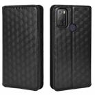 For TCL 20E / TCL 20Y Cubic Grid Texture Flip Leather Phone Case(Black) - 2