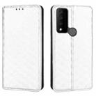 For TCL 30 XE 5G / TCL 30 V 5G Cubic Grid Texture Flip Leather Phone Case(Silver) - 2