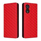 For TCL 40 NxtPaper 4G Cubic Grid Texture Flip Leather Phone Case(Red) - 2