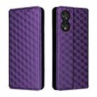 For TCL 40 NxtPaper 4G Cubic Grid Texture Flip Leather Phone Case(Purple) - 2