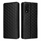 For TCL 50 5G Cubic Grid Texture Flip Leather Phone Case(Black) - 2
