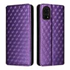 For TCL 50 LE / K23 / K24 Cubic Grid Texture Flip Leather Phone Case(Purple) - 2