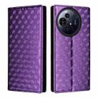 For TCL 50 NxtPaper / 50 Pro NxtPaper Cubic Grid Texture Flip Leather Phone Case(Purple) - 2