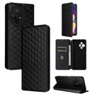 For TCL 50 XL 5G Cubic Grid Texture Flip Leather Phone Case(Black) - 1