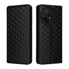 For TCL 50 XL 5G Cubic Grid Texture Flip Leather Phone Case(Black) - 2