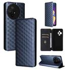 For TCL 50 XL 5G Cubic Grid Texture Flip Leather Phone Case(Blue) - 1