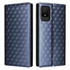 For TCL 502 Cubic Grid Texture Flip Leather Phone Case(Blue) - 2