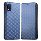 For TCL Ion Z Cubic Grid Texture Flip Leather Phone Case(Blue) - 2