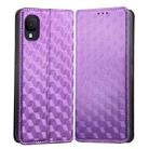 For TCL Ion Z Cubic Grid Texture Flip Leather Phone Case(Purple) - 2