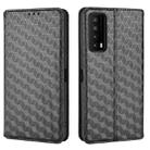 For TCL Stylus 5G Cubic Grid Texture Flip Leather Phone Case(Black) - 2