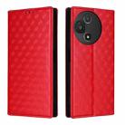 For TCL 60 5G / TCL 60R 5G Cubic Grid Texture Flip Leather Phone Case(Red) - 2