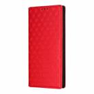 For TCL 60 NxtPaper Cubic Grid Texture Flip Leather Phone Case(Red) - 2
