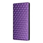 For TCL 60 NxtPaper Cubic Grid Texture Flip Leather Phone Case(Purple) - 2