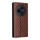 For TCL 60 NxtPaper Cubic Grid Texture Flip Leather Phone Case(Brown) - 3