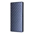 For TCL 605 / 60 SE Cubic Grid Texture Flip Leather Phone Case(Blue) - 2