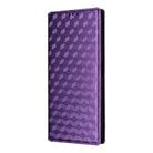 For TCL 605 / 60 SE Cubic Grid Texture Flip Leather Phone Case(Purple) - 2