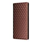 For TCL 605 / 60 SE Cubic Grid Texture Flip Leather Phone Case(Brown) - 2