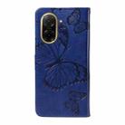 For Redmi A5 4G 173.3mm 3D Butterfly Embossed Pattern Flip Leather Phone Case(Blue) - 3