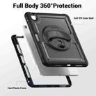 For iPad Air 11 2025 / 2024 Honeycomb Hand Grip Turntable Stand Tablet Case(Black) - 3