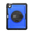 For iPad Air 11 2025 / 2024 Honeycomb Hand Grip Turntable Stand Tablet Case(Dark Blue) - 2