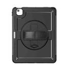 For iPad Air 13 2025 / 2024 Honeycomb Hand Grip Turntable Stand Tablet Case(Black) - 2