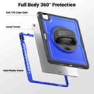 For iPad Air 13 2025 / 2024 Honeycomb Hand Grip Turntable Stand Tablet Case(Dark Blue) - 3