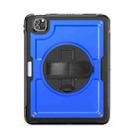 For iPad Air 2022 10.9 / Pro 11 2022 Honeycomb Hand Grip Turntable Stand Tablet Case(Dark Blue) - 2