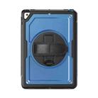 For iPad 10.2 2021 / 2020 / 10.5 2019 Honeycomb Hand Grip Turntable Stand Tablet Case(Navy Blue) - 2