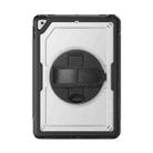 For iPad 10.2 2021 / 2020 / 10.5 2019 Honeycomb Hand Grip Turntable Stand Tablet Case(Transparent) - 2