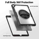 For iPad 10.2 2021 / 2020 / 10.5 2019 Honeycomb Hand Grip Turntable Stand Tablet Case(Transparent) - 3